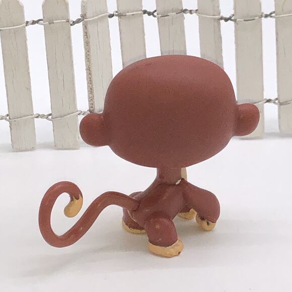 MONKEY #655 - Authentic Littlest Pet Shop - Hasbro LPS Glass Eye - Picture 2 of 3